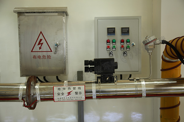 電伴熱帶安裝示意圖